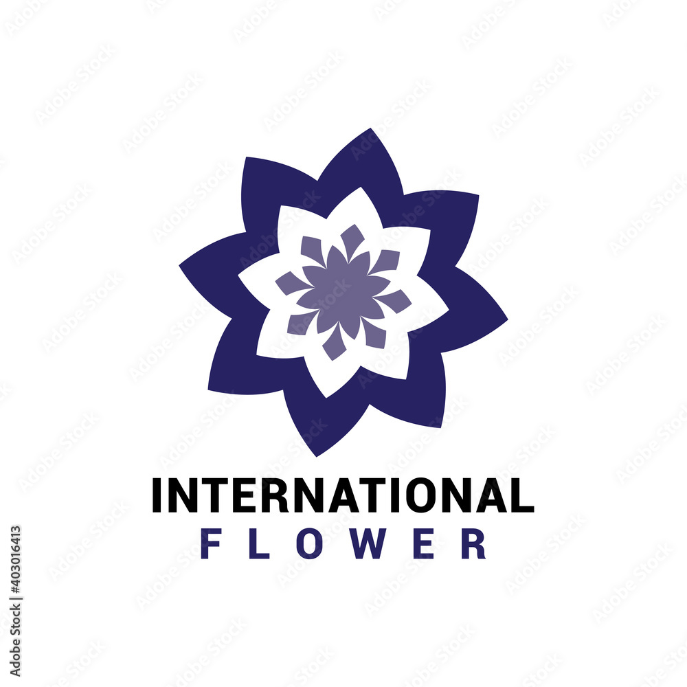 Flower Nature beauty logo icon vector template. Flower Nature beauty logo icon vector template.
