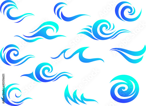 set of waves