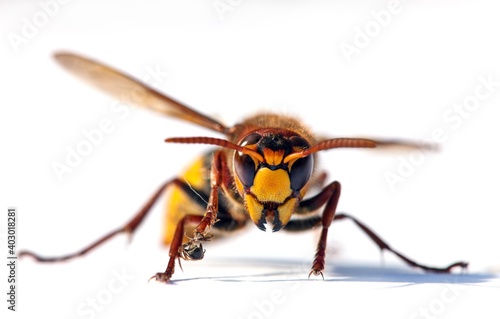 European hornet in latin Vespa crabro