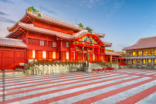 Canvastavla Shuri Castle, Okinawa, Japan