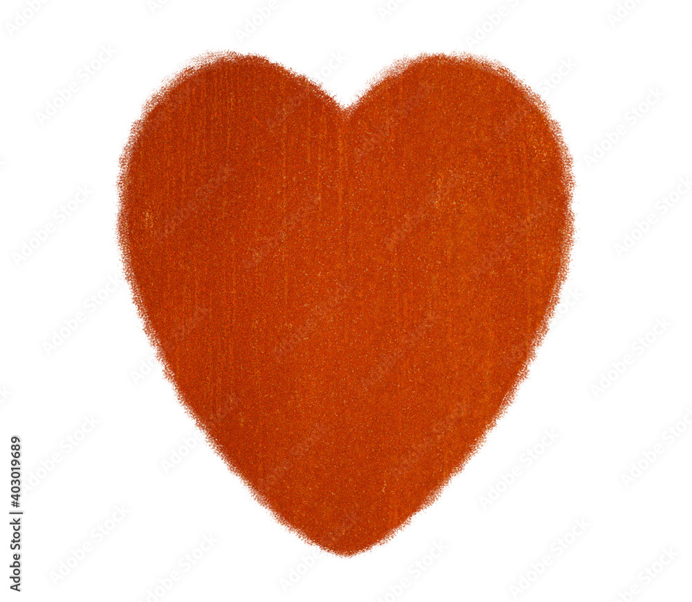 Heart with rusty metal texture Heart with rusty metal texture