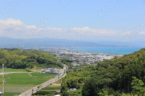 土佐湾に面した南国市の風景(高知県)