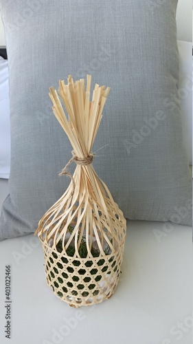 basket by bamboo