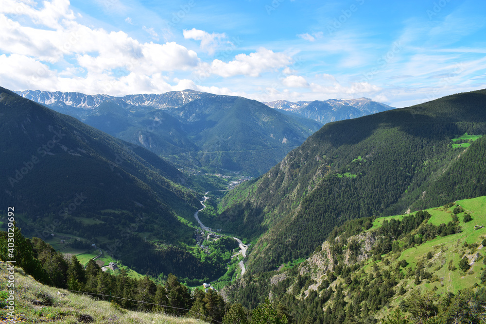View from The Top of Mountain, Andorra View from The Top of Mountain, Andorra