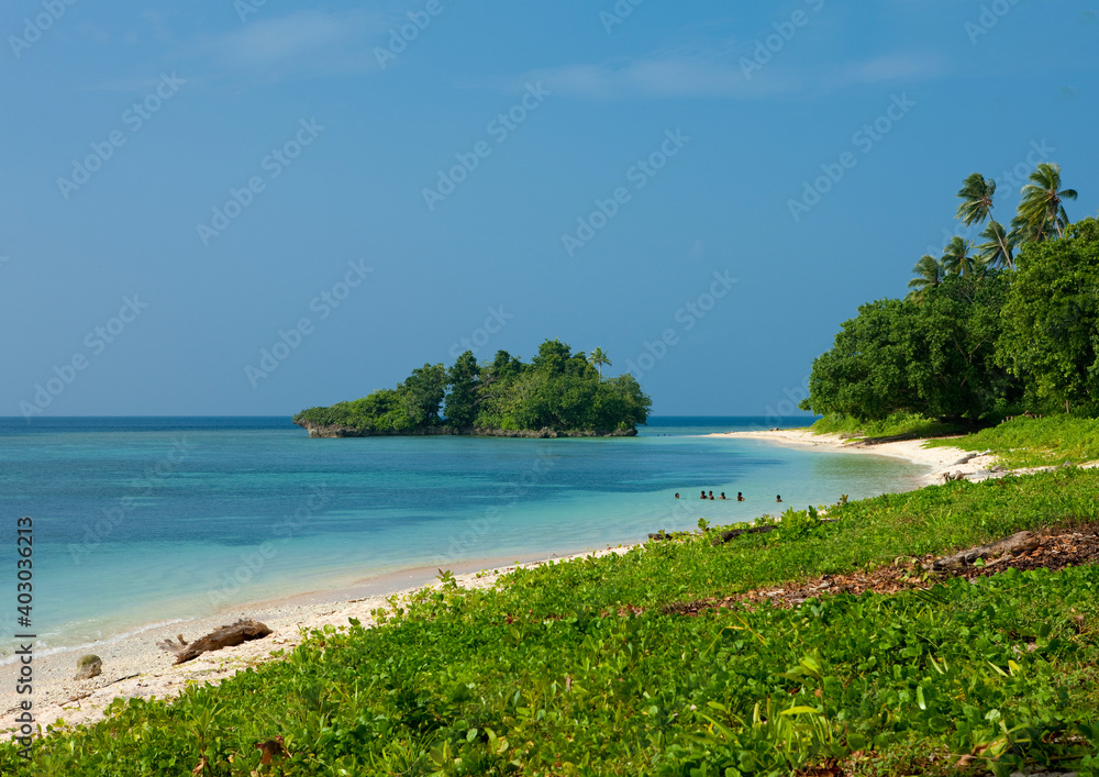 Beautiful deserted kaibola beach, Milne Bay Province, Trobriand Island, Papua New Guinea Beautiful deserted kaibola beach, Milne Bay Province, Trobriand Island, Papua New Guinea