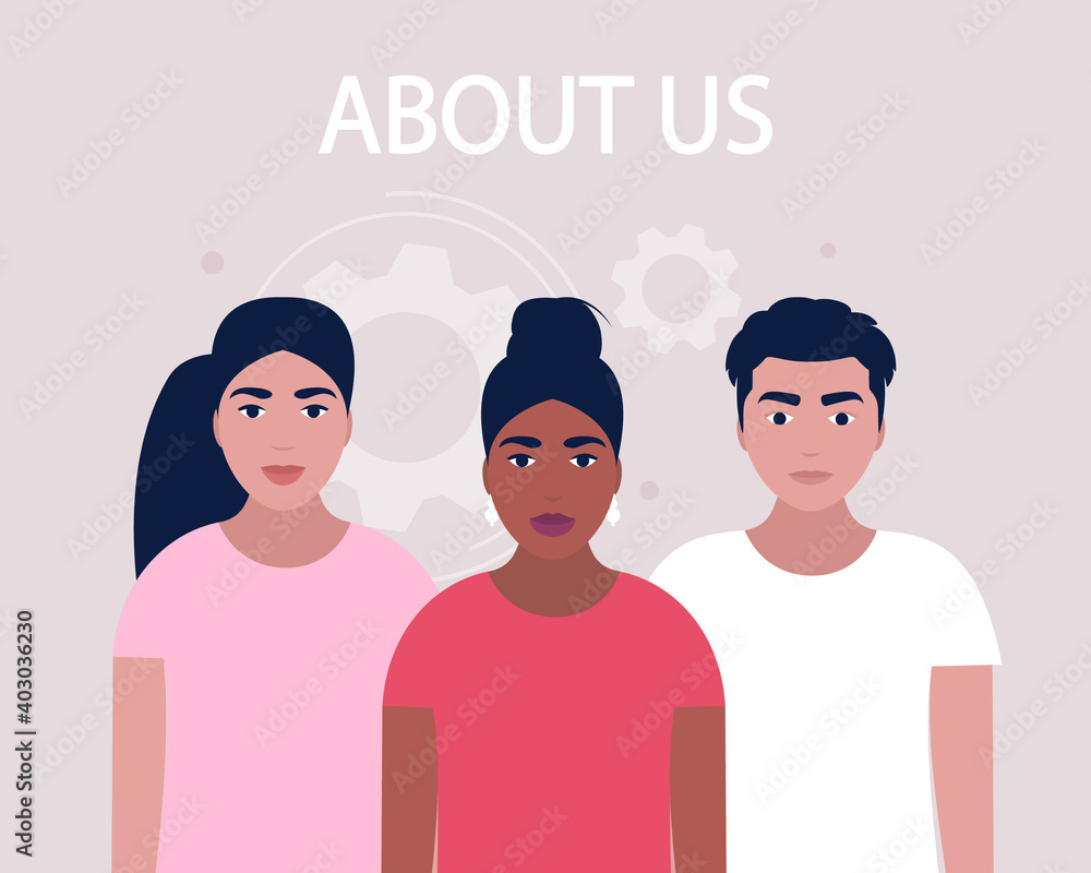 About us concept About us concept