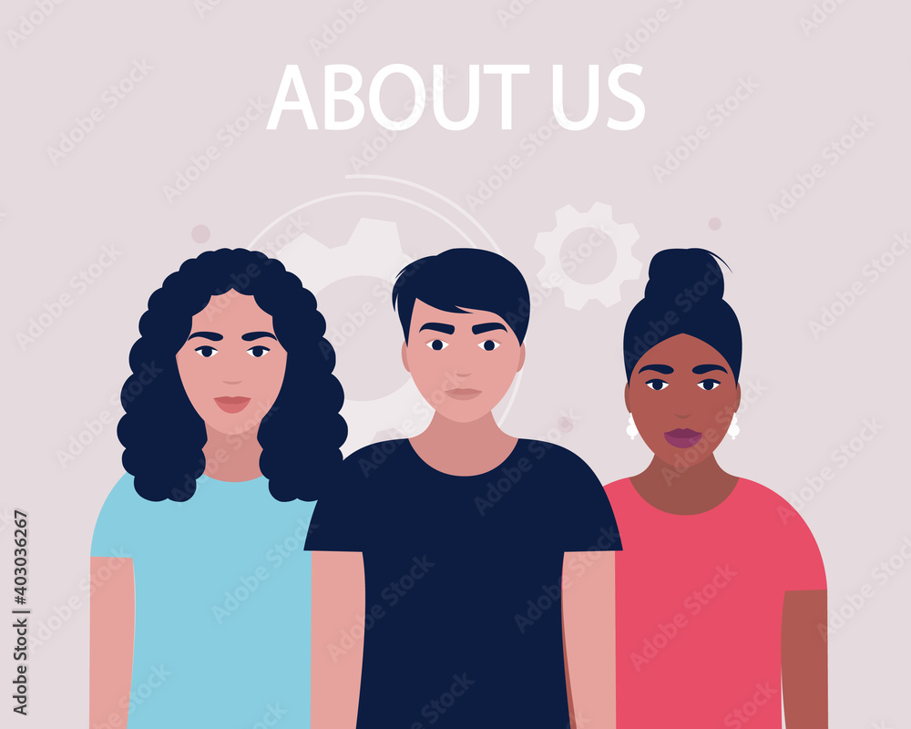 About us concept About us concept