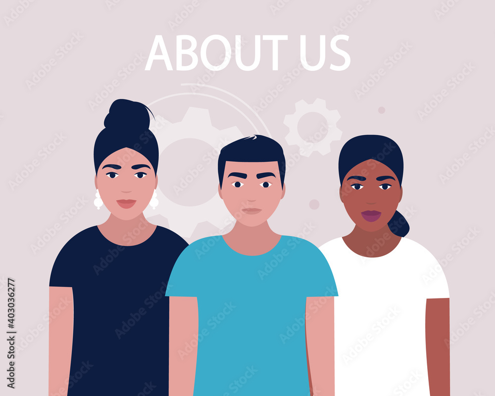 About us concept About us concept