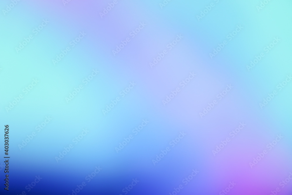 Pastel tone purple pink blue gradient defocused abstract photo smooth lines pantone color background - obrazy, fototapety, plakaty 