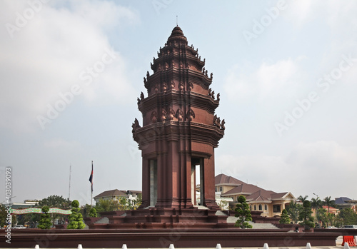 Independence monument in Phnom Penh. Cambodia
