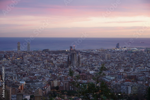 Vistas panor  micas de Barcelona