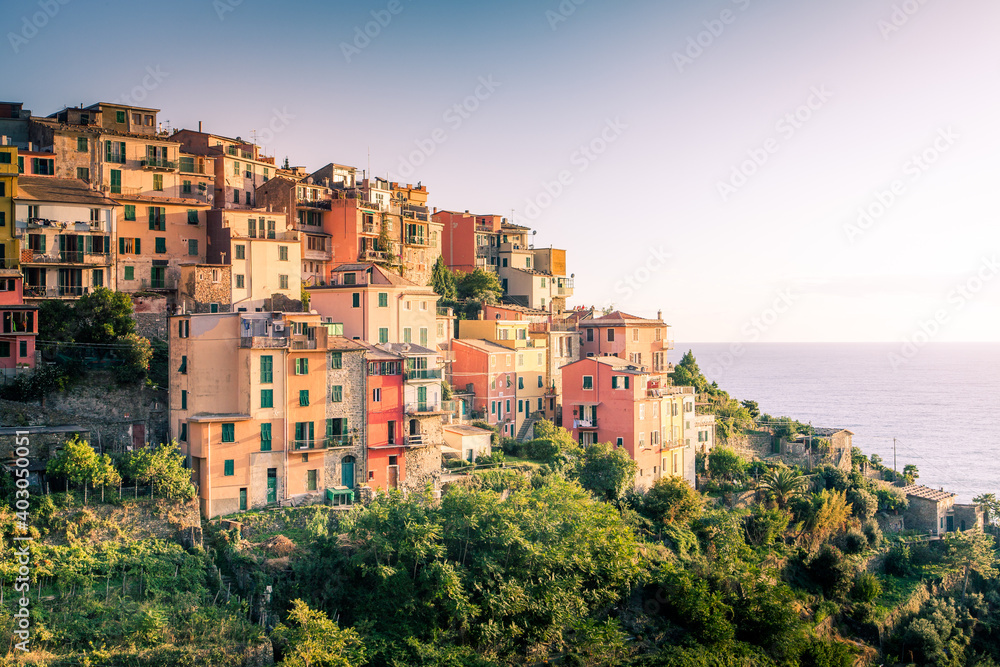 Village of Corniglia in Cinque Terre