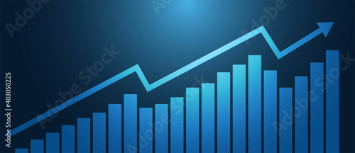 freccia, grafico economia, istogrammi, statistiche	
