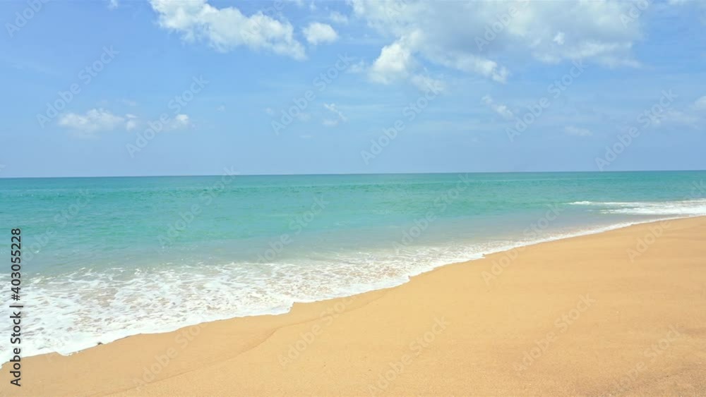 Slow-motion of waves lapping a tropical shore. Slow-motion of waves lapping a tropical shore.