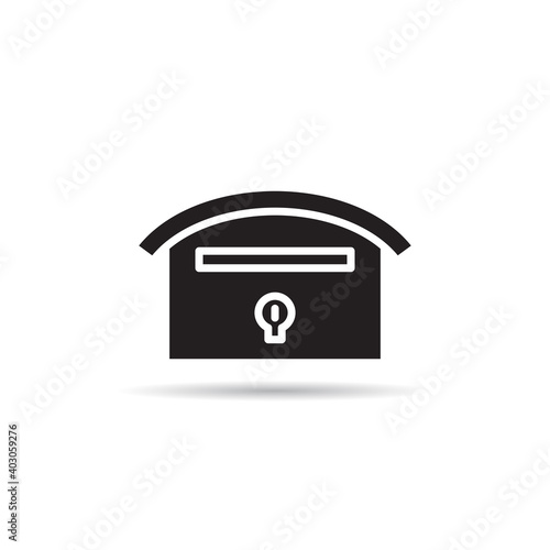 mailbox. postbox icon vector