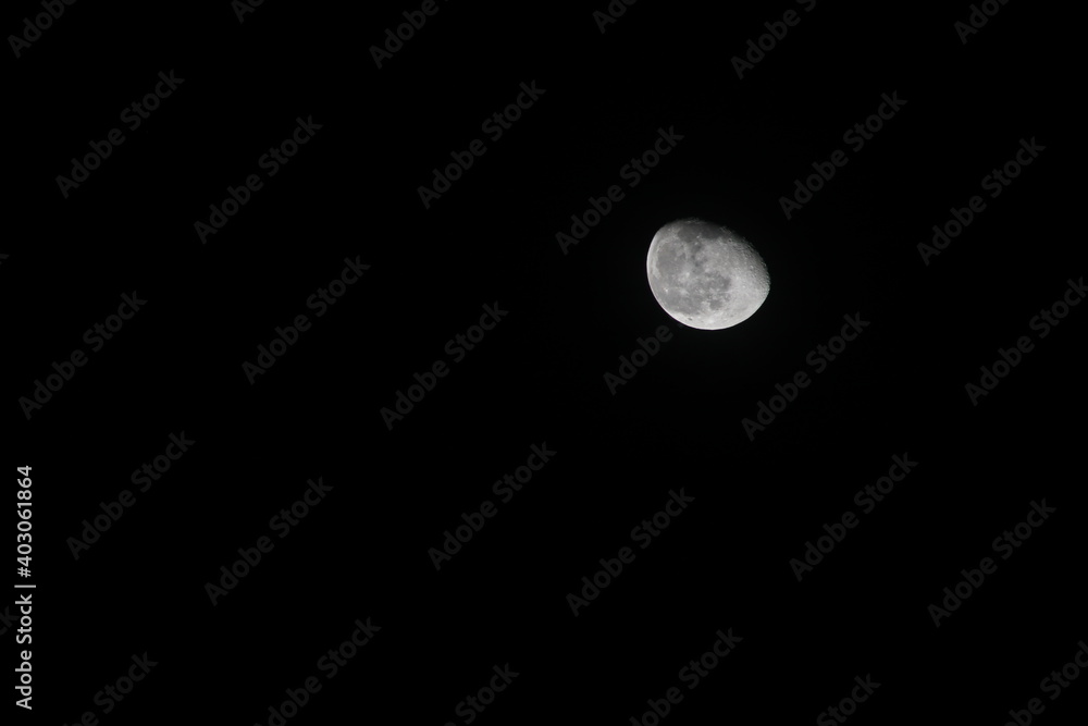 moon in the night sky is absolutely gorgeous. moon in the night sky is absolutely gorgeous.