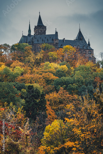 Herbst am Schloss Wernigerode