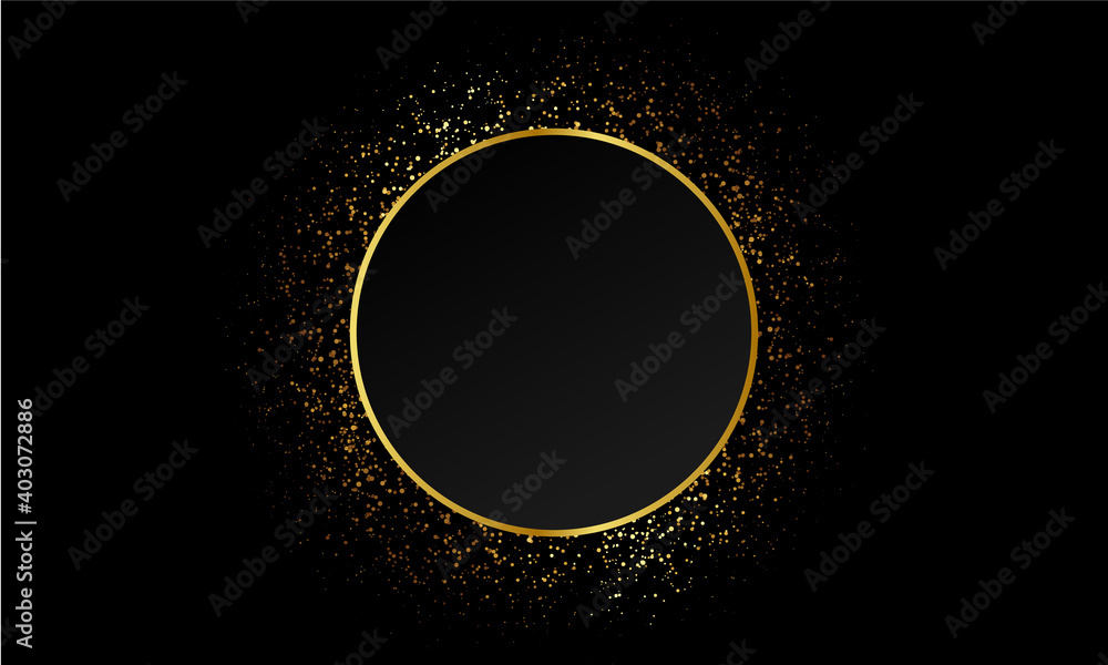Fototapeta premium Glitter black background