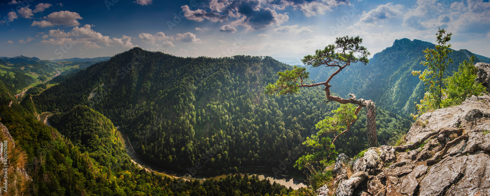 panorama of the mountains