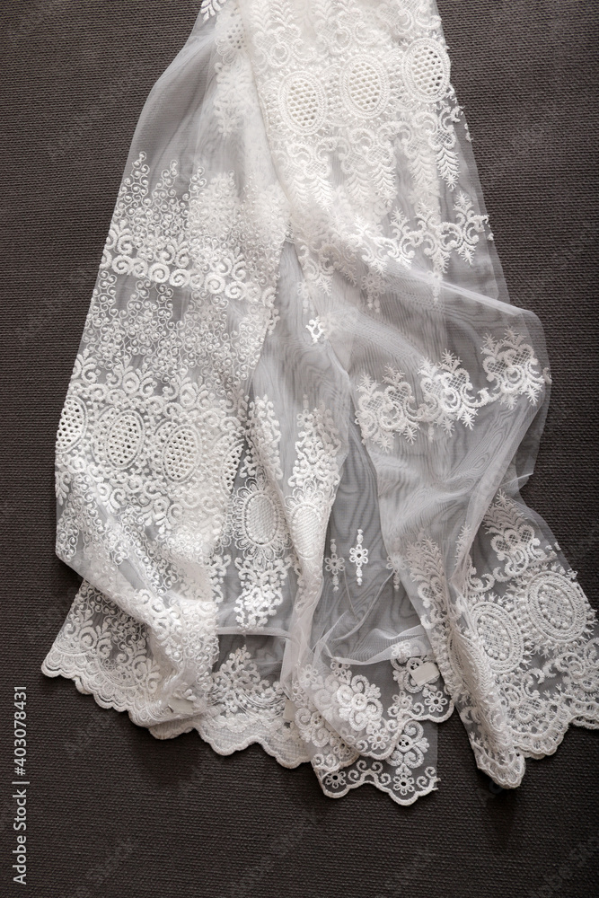 Elegant tulle curtain. Home decoration. Elegant tulle curtain. Home decoration.