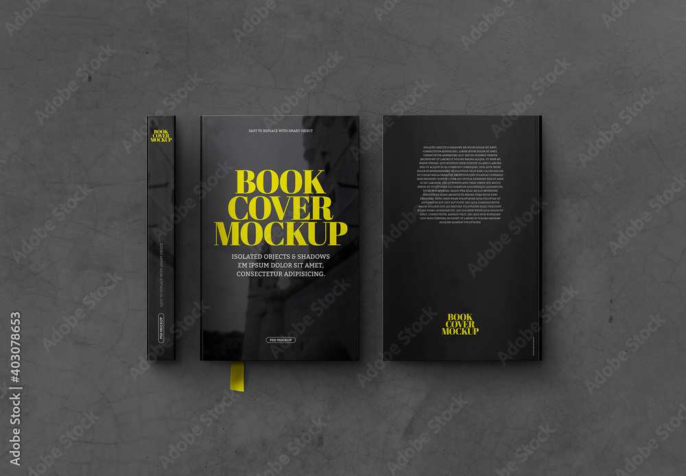 Book Mockup Top View Stock Template | Adobe Stock