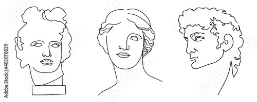 David, Venus de Milo, Apollo