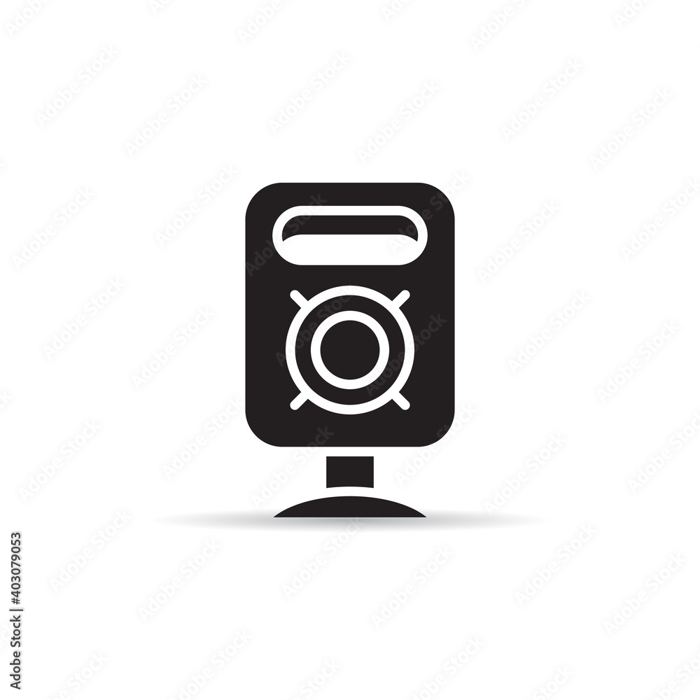loudspeaker, amplifier and stereo icon loudspeaker, amplifier and stereo icon