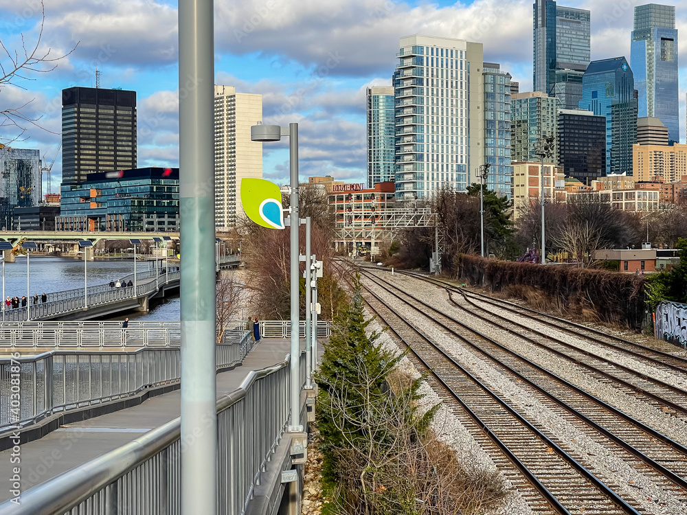 Fototapeta premium downtown city skyline