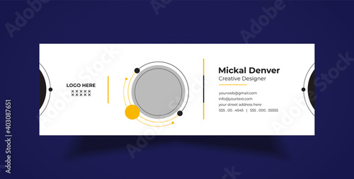 Email signature template design