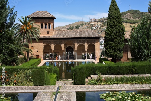 palacio nazarí en  Granada