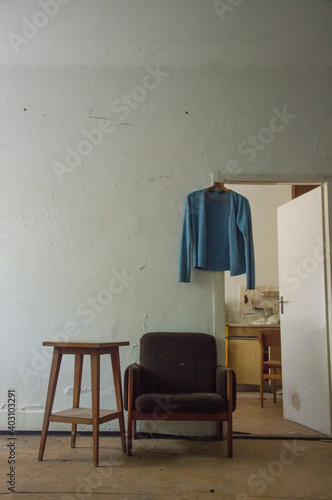 Abandoned home - fragments from a long ago left behind house