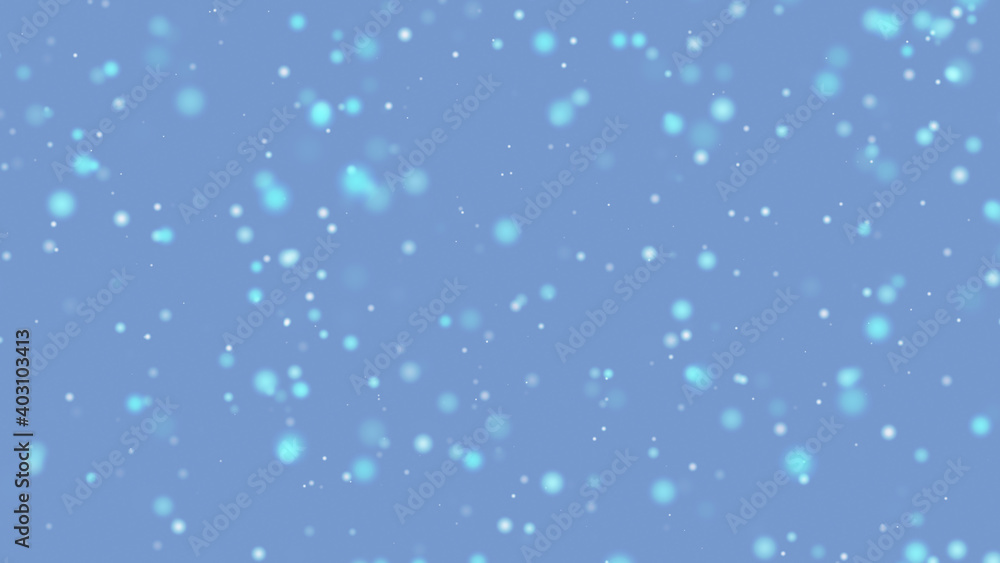 Bokeh bright blue dreamy background with shiny glowing white circle which are approaching. For celebrating winter Holidays Happy New Year xmas Merry Christmas concept as backdrop with copy space Bokeh bright blue dreamy background with shiny glowing white circle which are approaching. For celebrating winter Holidays Happy New Year xmas Merry Christmas concept as backdrop with copy space
