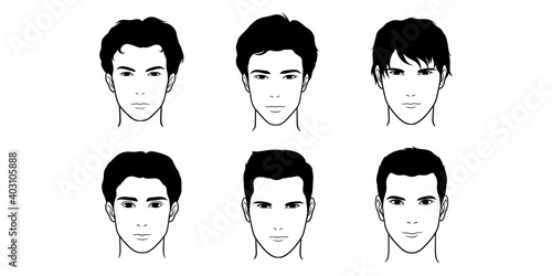 mens face silhouette