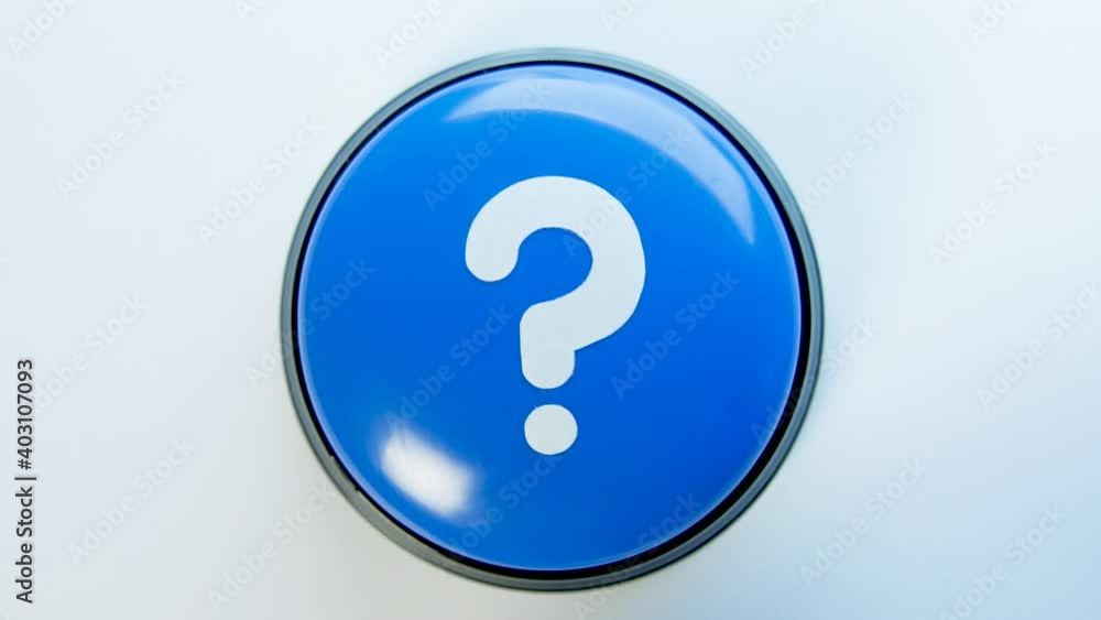 Woman pressing a real Question mark button. Making a query, interrogation, checklist. Asking questions. Inquire to get information or opinion. Help button. For website, banner, FAQ, apps, social media Woman pressing a real Question mark button. Making a query, interrogation, checklist. Asking questions. Inquire to get information or opinion. Help button. For website, banner, FAQ, apps, social media
