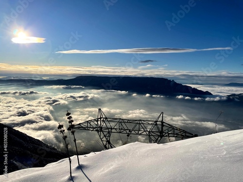 Mer de nuage montagne