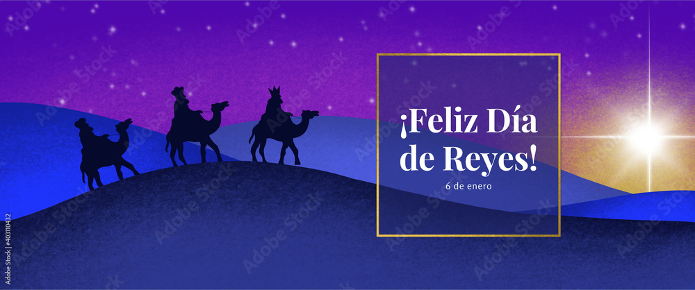 Φωτογραφία Día de los Reyes Magos - trzej królowie, święto trzech króli, 6 stycznia, język
