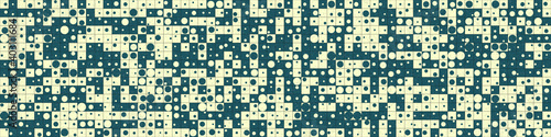 Abstract Geometric Pattern generative computational art illustration