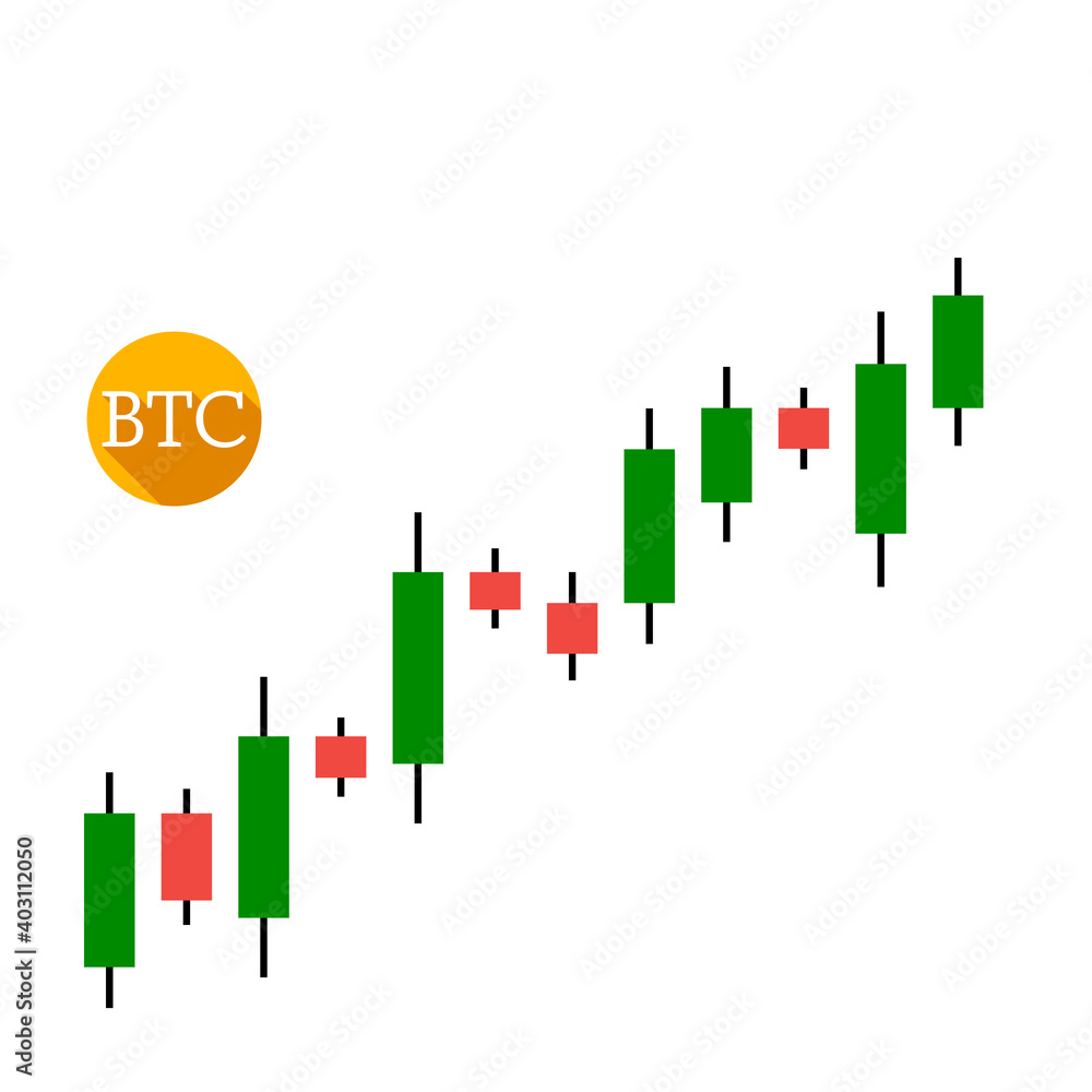 abstract growing graph of a cryptocurrency exchange. growth of bitcoin. abstract growing graph of a cryptocurrency exchange. growth of bitcoin.