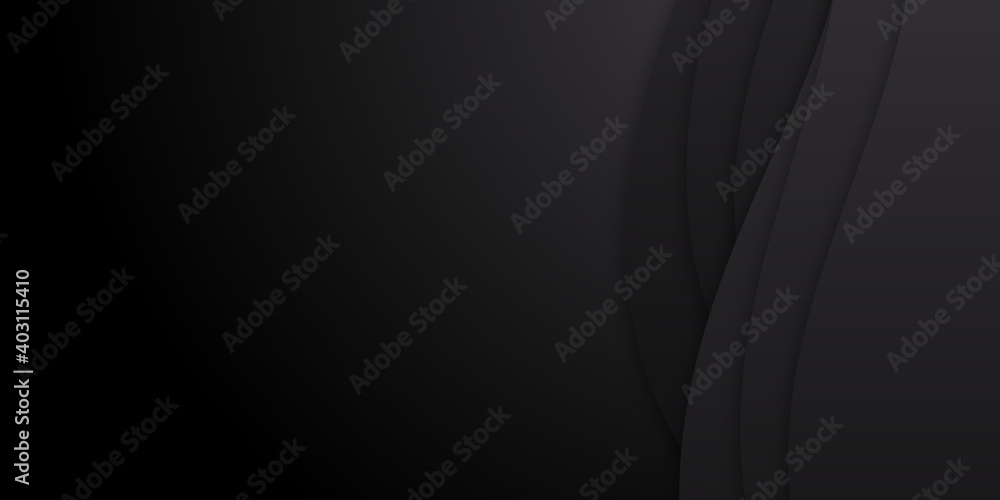 Modern luxury background vector overlap layer on dark and shadow black ...