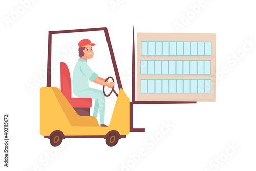 Forklift Dairy Production Composition