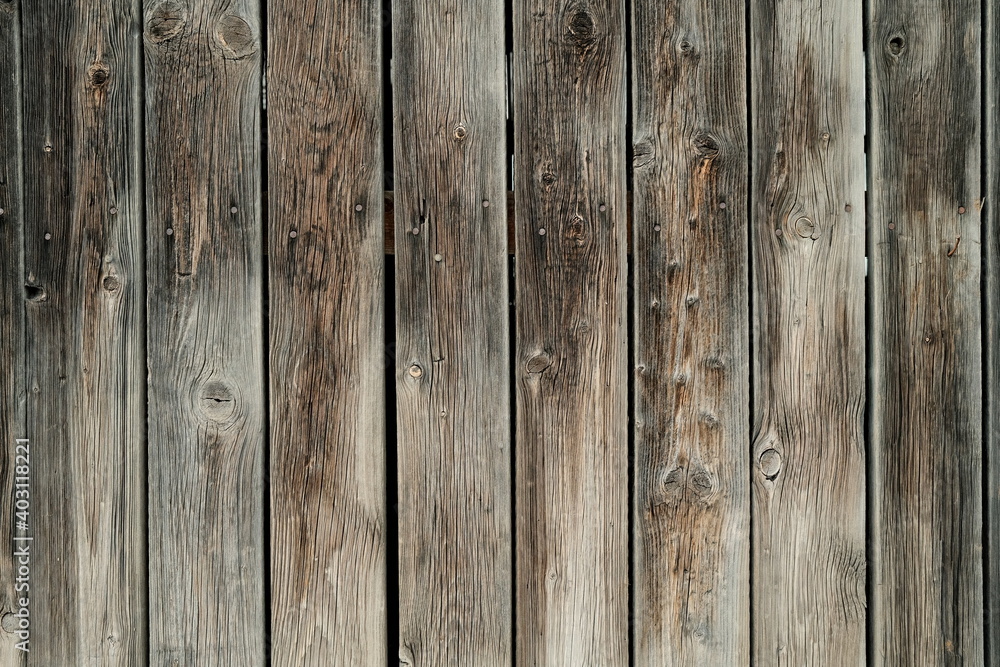 Fototapeta premium Verwitterte alte Holz Dielen