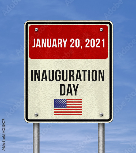 Inauguration Day 2021 - road sign