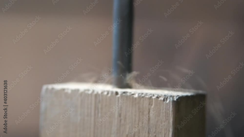 the drill bit is included in the wooden part the drill bit is included in the wooden part