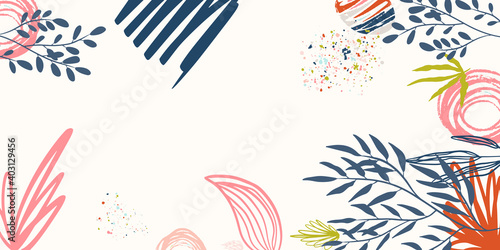 Wedding Invitation, floral invite thank you, rsvp modern card Design in golden rose leaf greenery branches decorative Vector elegant rustic template