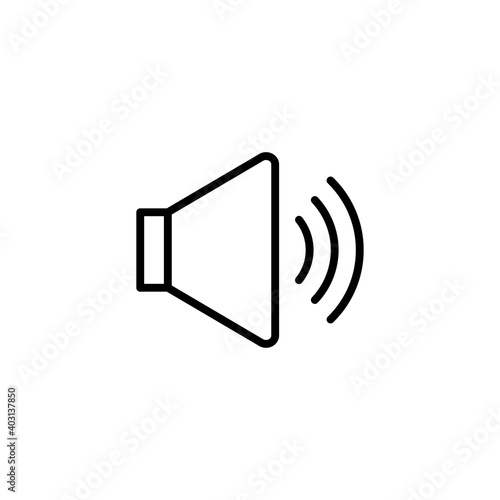 speaker icon, audio symbol icon vector