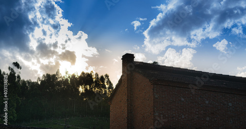 old house in the sky