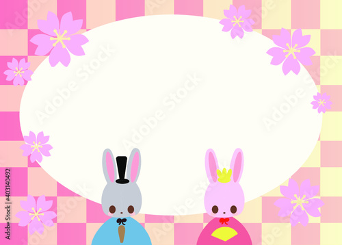 うさぎのひな祭り