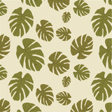 Pattern from monstera leaves.