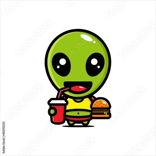 character design of cute fat aliens