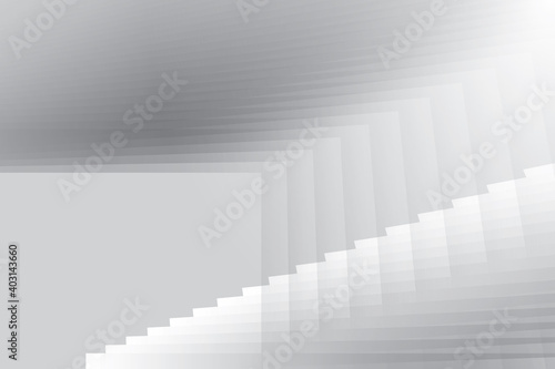 Abstract geometric white and gray color background. Vector, illustration. 